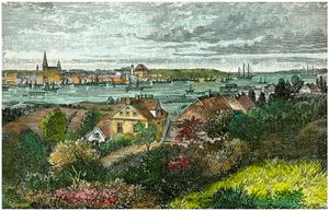 Kiel, Allemagne, vers 1875