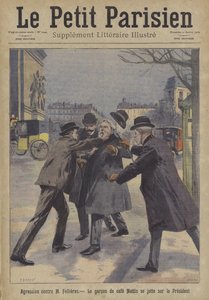 Attaque contre le président Armand Fallières de France à Paris - Carrey