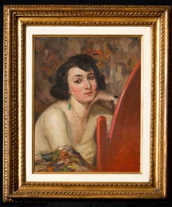 Femme au miroir - Casimiro Jodi