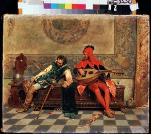 Guerrier saoul et bouffon de cour - Casimiro Tomba