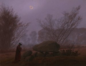Promenade au crépuscule, 1830-1835 - Caspar David Friedrich