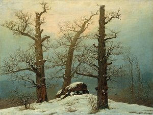 Cairn dans la neige, 1807