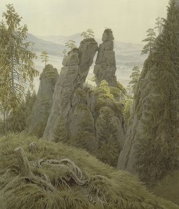 La porte de Neurathen - Caspar David Friedrich