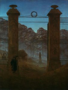Le cimetière - Caspar David Friedrich