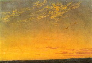 Soirée - Caspar David Friedrich