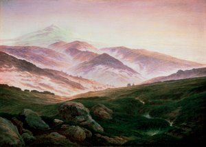 Souvenir des Monts des Géants, 1835 - Caspar David Friedrich