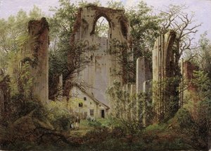 Ruine du monastère Eldena près de Greifswald - Caspar David Friedrich