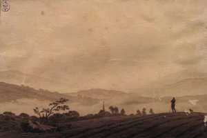 Matin brumeux - Caspar David Friedrich