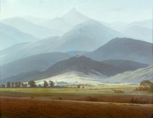 Paysage des Monts des Géants - Caspar David Friedrich