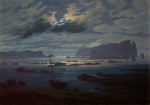 La Mer du Nord au Clair de Lune - Caspar David Friedrich
