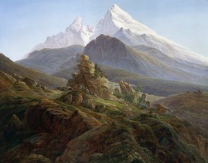 Le Watzmann - Caspar David Friedrich