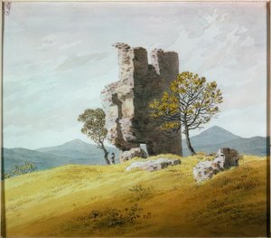 Ruine de tour - Caspar David Friedrich