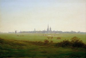 Prairies près de Greifswald - Caspar David Friedrich