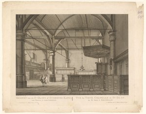 Intérieur de la chapelle Saint-Olaf à Amsterdam - Caspar Jacobsz. Philips