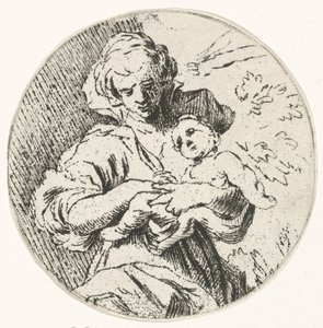 Femme avec enfant dans les bras - Caspar Jacobsz. Philips