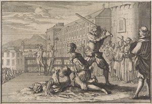 Décapitation du marquis de Cinq-Mars et de François De Thou, 1642 - Caspar Luyken (attributed to)
