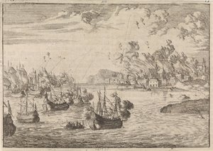 Bombardement de Dieppe, 1694 - Caspar Luyken