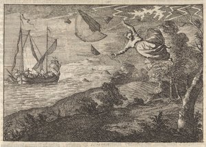 Vent violent sur la côte de Malmö, 1679
