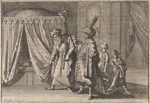 Lit de malade de la femme du pacha, 1639 - Caspar Luyken