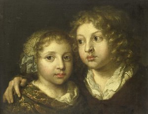 Une fille et un fils (Constantijn ?) de l