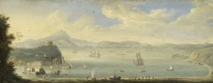 Vue du golfe de Naples - Caspar van Wittel (circle of)