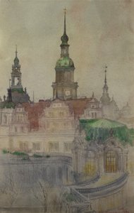 Les tours du Zwinger, Dresde - Cass Gilbert