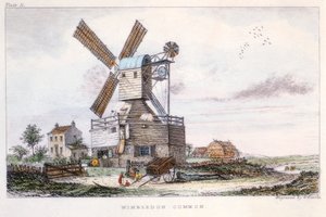Moulin à vent, Wimbledon Common, près de Londres - Castle