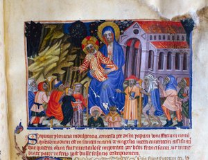 Miniature du Livre Vermeil de Montserrat - Catalan School