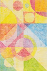 Géométrie abstraite colorée - Catalina Somolinos