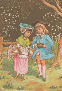 Valentine, vers 1880 - Catherine Greenaway