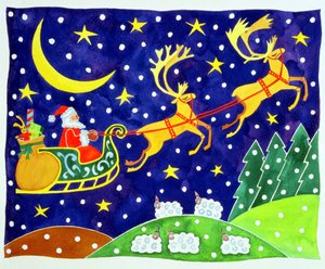 Étoiles et chute de neige - Cathy Baxter