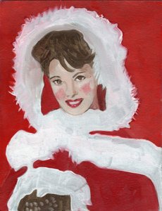 Annette, 2023 (huile sur papier)