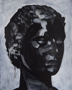 Belladonna : Marina, 2014 (huile et acrylique sur papier)