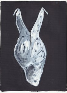 Roslyn, back, 2012 (huile et acrylique sur papier)
