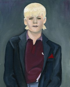 Skinhead Girl, 2005 (huile sur toile)