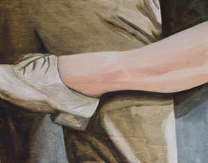 Le facteur sonne toujours deux fois, 2015 (huile sur panneau)
