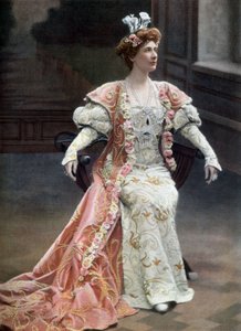 La cantatrice écossaise Mary Garden (1874-1967) en Orlanda dans l