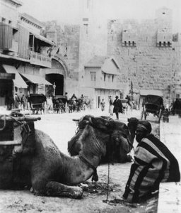 Près de la porte de Jaffa, Jérusalem, vers 1927-1931