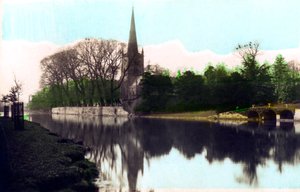 Église de la Sainte-Trinité, Stratford-upon-Avon, Warwickshire, 1926 - Cavenders Ltd