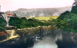 La rivière Derwent à Matlock, Derbyshire, 1926
