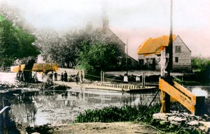 Le ferry à Bablock Hythe, Oxfordshire, 1926