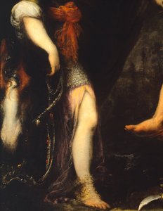 Erminia parmi les bergers, par Cecco Bravo (détail)
