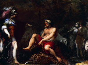 Erminia parmi les bergers, par Francisco Montelatici dit Cecco Bravo - Cecco  Bravo