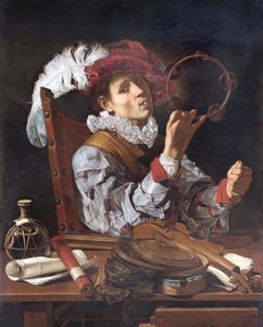 Un musicien, vers 1610 - Cecco de Caravaggio