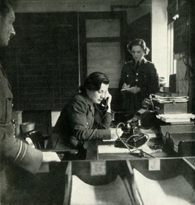 Salle de renseignement de la station, vers 1943 - Cecil Beaton