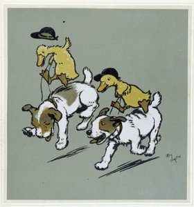 Canard faisant "de l