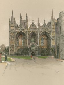 Cathédrale de Peterborough - Cecil Charles Windsor Aldin