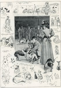 Exposition de chiens du Kennel Club au Crystal Palace - Cecil Charles Windsor Aldin