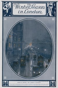 Londres en hiver - une soirée pluvieuse à Piccadilly