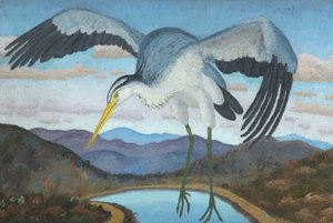 Héron - Cedric Morris